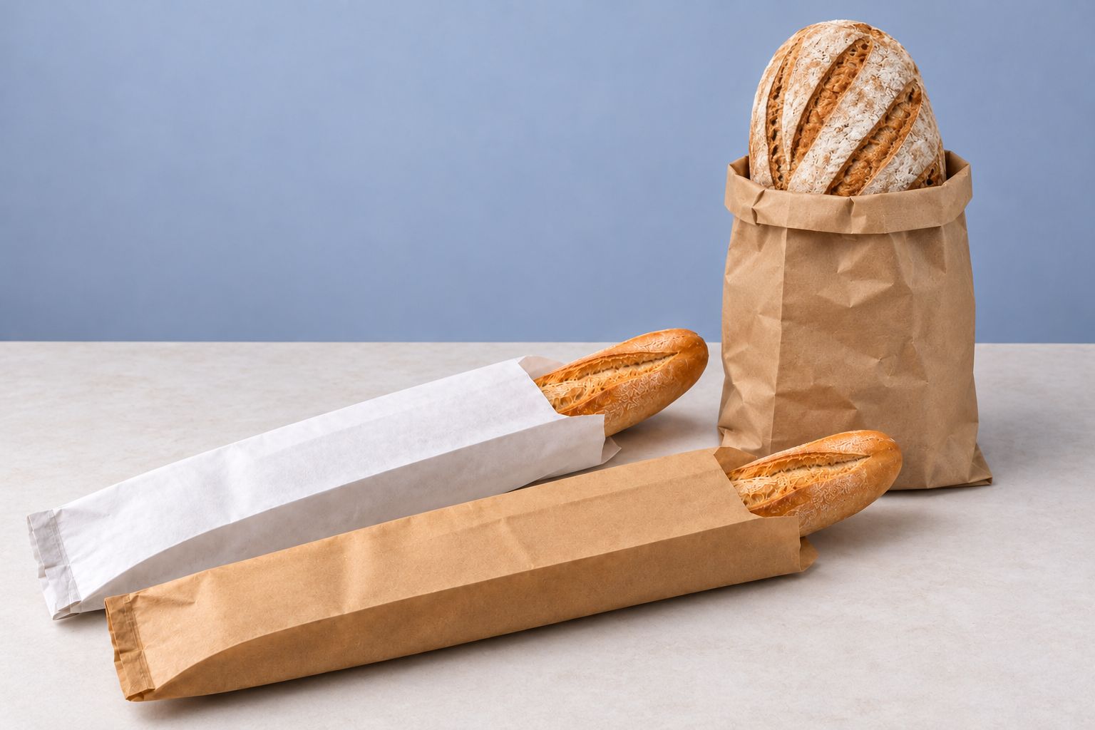 Bolsas de papel para pan 